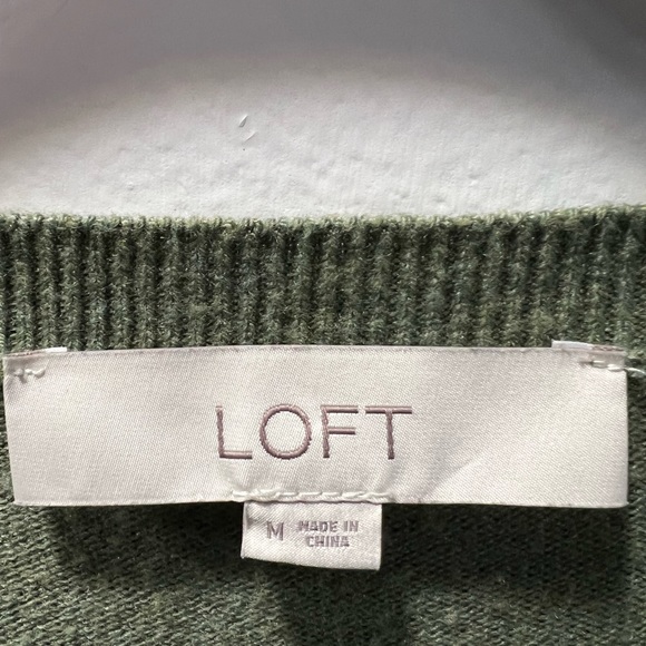 Loft Crewneck Sweater|Size M|Green - Picture 3 of 6